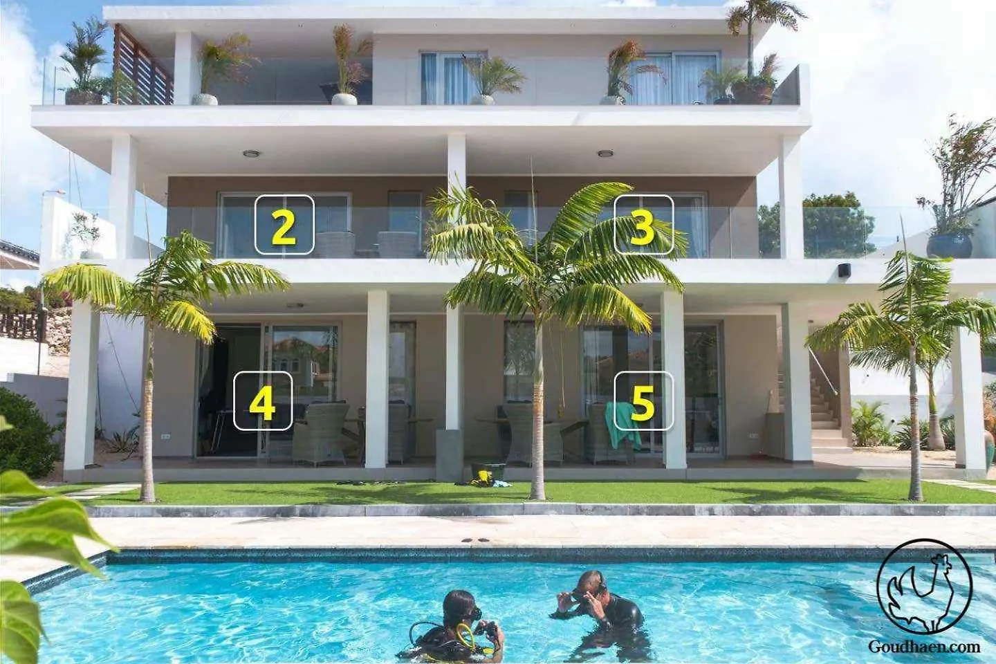 Goudhaen Luxury Private Apartments Jan Thiel Beach